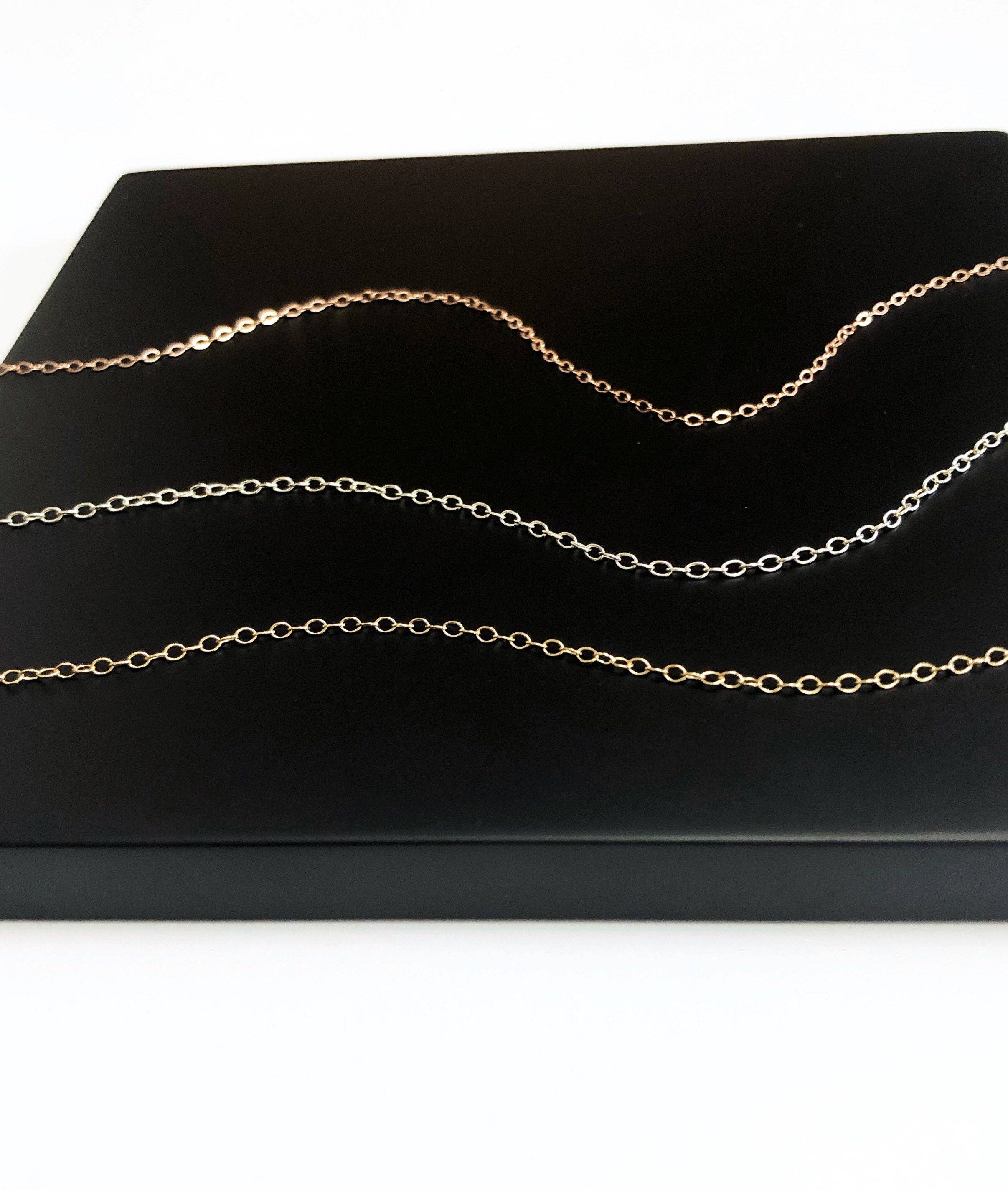 SEQAY - Wholesale Pendant/Charm Necklace - Delicate moonstone necklace, rainbow moonstone, 925 sterling silver, goldfill, rose gold filled, minimalistic jewelry for women3