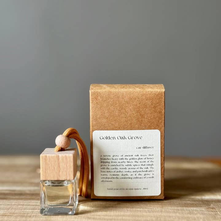Goldene Eichenhain | Luxus-Autoduft-Diffusor für den Großhandel von Aroma Quartz Trade