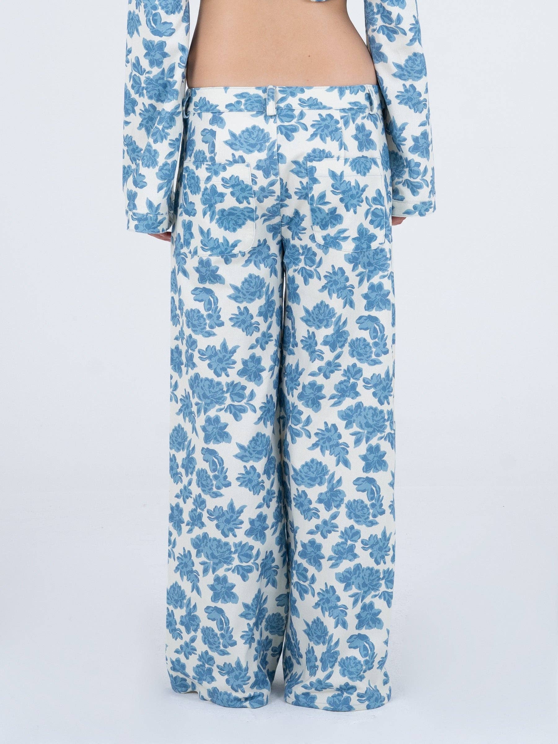 CARMEN SAYS - Wholesale Pants - Women's - Brook Flower Printed Denim Jeans4