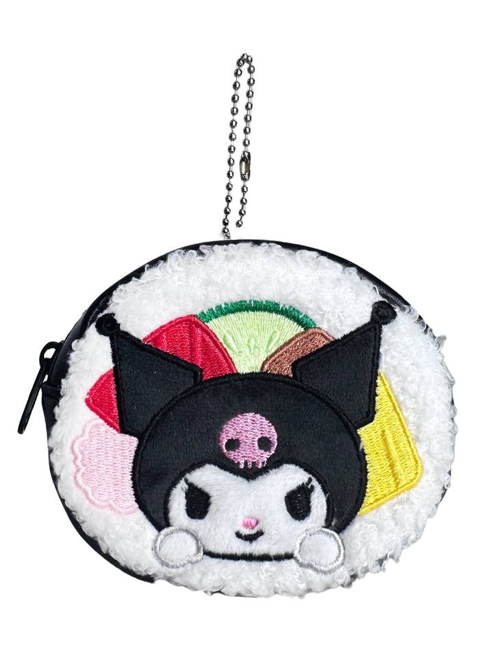 Sanrio Kuromi Sushi Roll Mjukisdjur Myntväska för wholesale av LASR