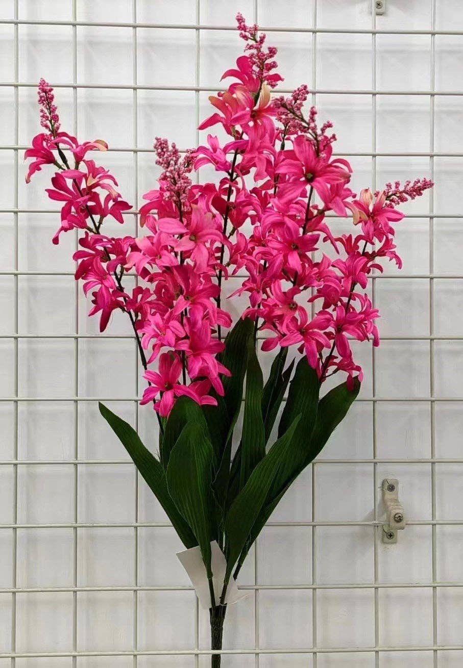 General Wholesale Inc - Wholesale Artificial Flowers - HYACINTH X7 WITH BERRY BEAUTY - 714250