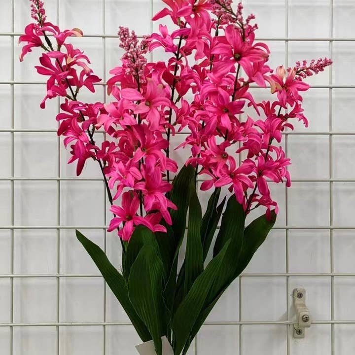 General Wholesale Inc - Wholesale Artificial Flowers - HYACINTH X7 WITH BERRY BEAUTY - 71425