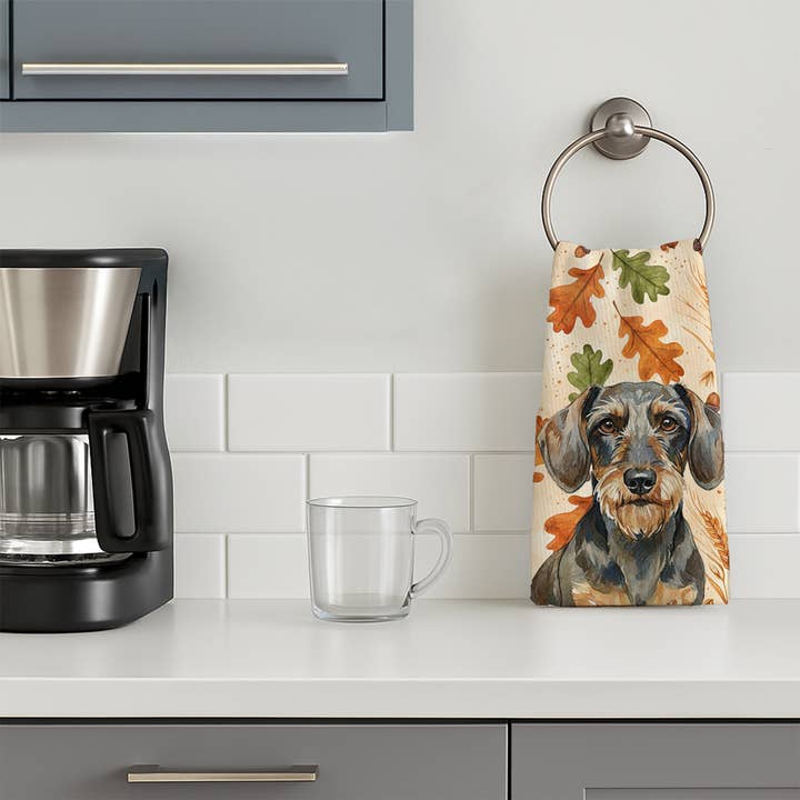 Caroline's Treasures - Wholesale Hand Towel - Wirehaired Wild Boar Dachshund Heirloom Fall Towel WDK78031