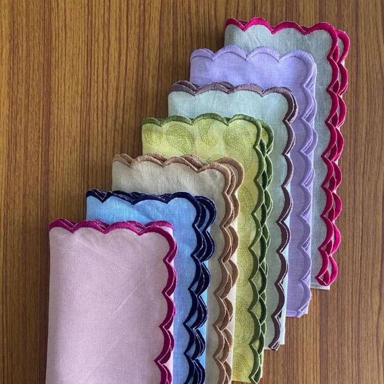 Fabricrush - Vendita all'ingrosso Tovaglioli da tavola in stoffa - Asciugamani in lino Tovaglioli di stoffa1