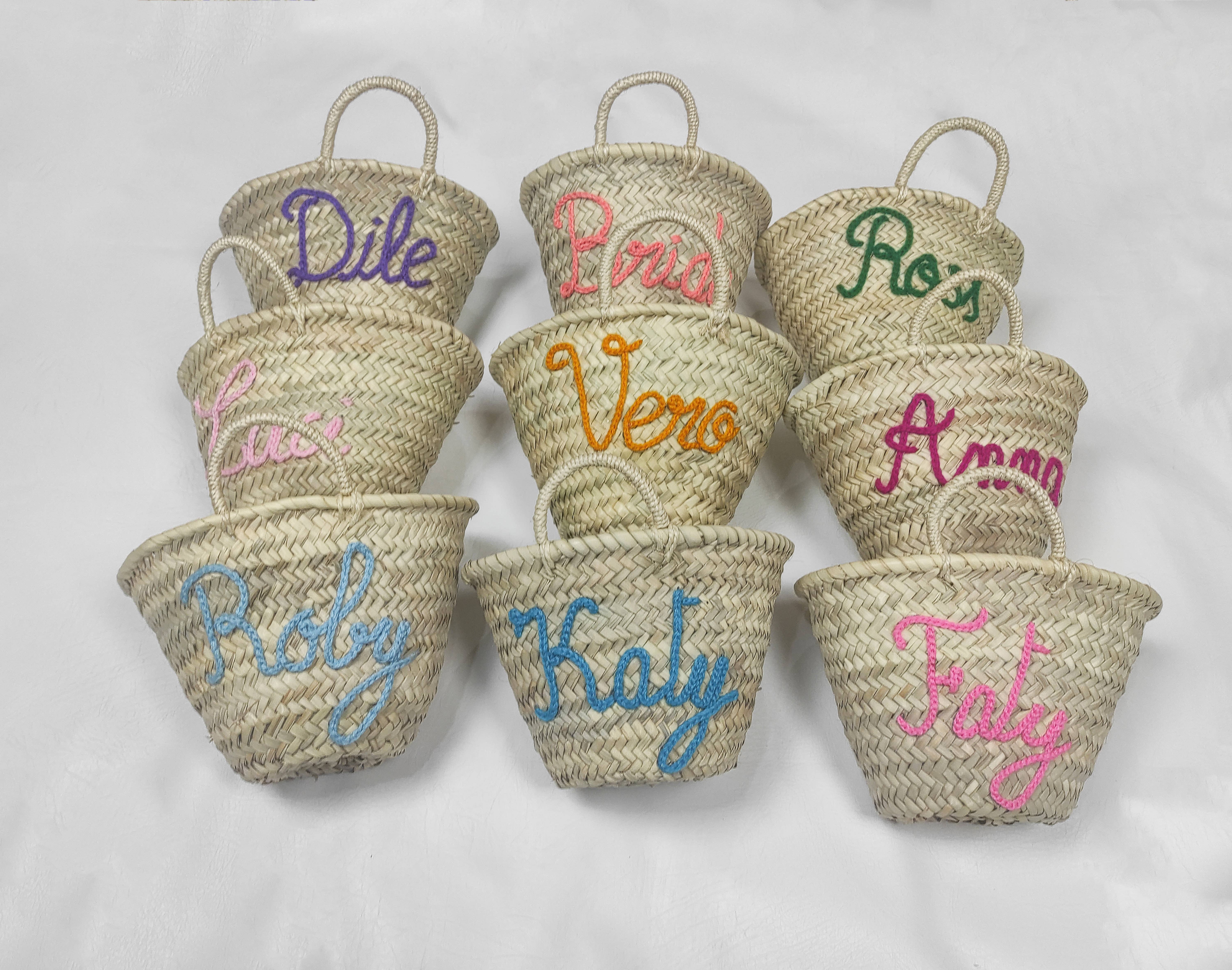 ProHandmadeDesign - Vente Sac de plage - Sacs en paille personnalisés élégants, parfaits pour les baby showers5