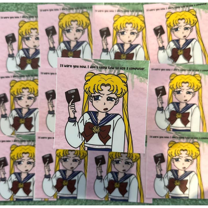 Angelic Angel Gifts - Wholesale Sticker - Sailor Moon Waterproof Vinyl Anime Stickers for Laptops4