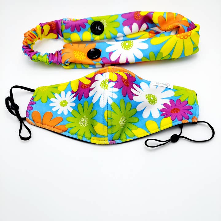 Women Headband & Face Mask (Turmask & Turban) (Zyrille) for wholesale by Ezolistic