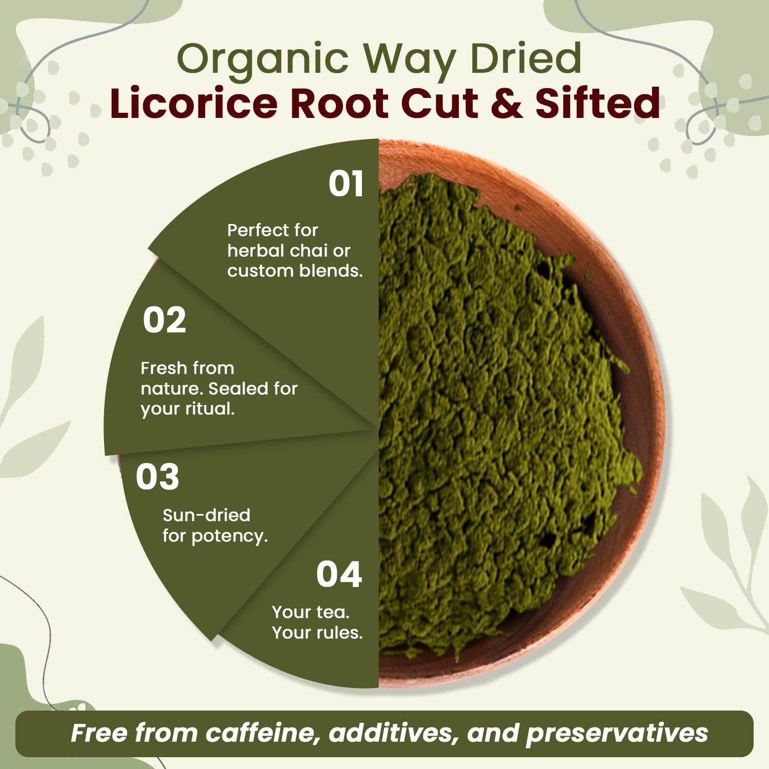 Organic Way LLC - Wholesale Protein/Superfood Powder - Soursop Leaf Coarse Powder - Herbal Tea | Organic, Vegan, Non GMO & Gluten Free | Resealable Bag, USDA & Kosher Certified | 100% Raw from Sri Lanka5