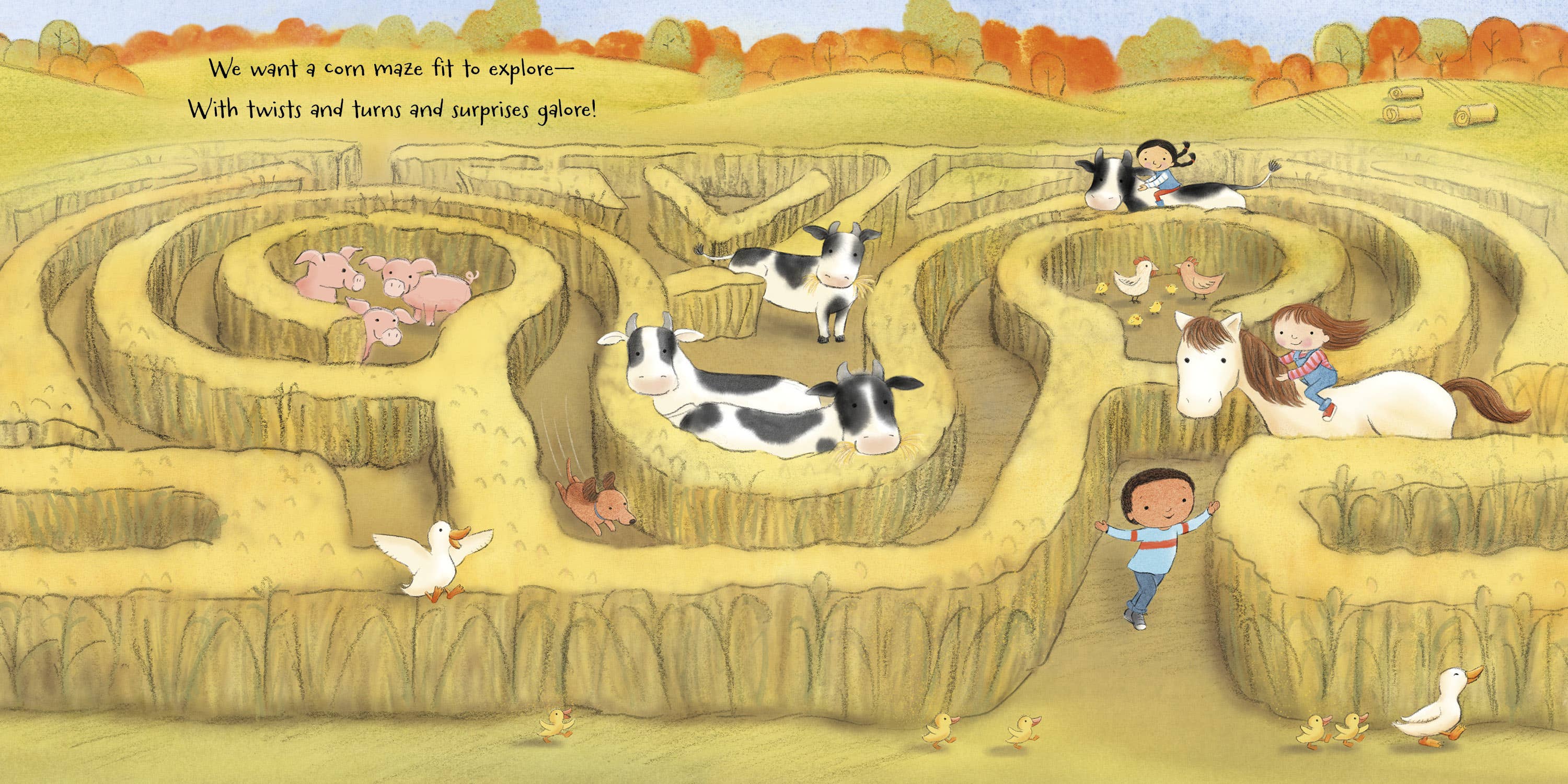 Sleeping Bear Press - Wholesale Preschool Book (3-5) - We Want Leaves ! A Fall Chant Picture Book2