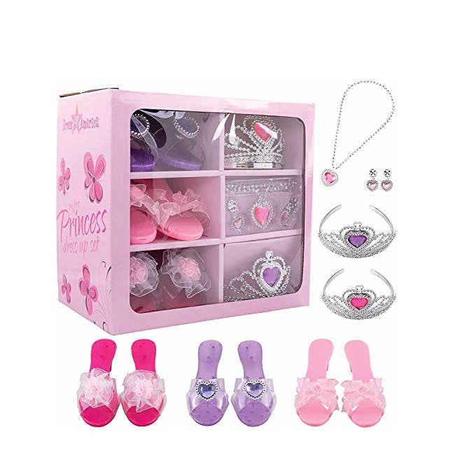 Dress Up America - Wholesale Toy Set - Kids - Princess Dress Up Accessory Set