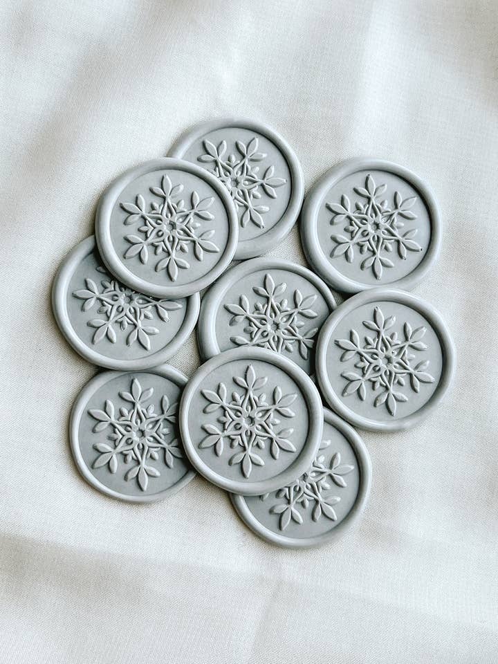 Snowflake wax seal set for wholesale by Made of Honour Co.