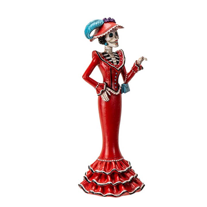 Pacific Trading - Wholesale Decorative Figurine - Day of the Dead Red Catrina4