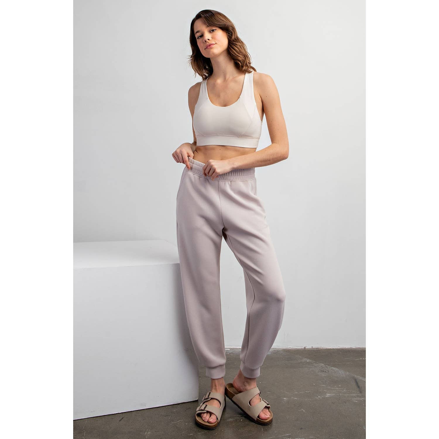 Rae Mode - Wholesale Athletic Sweatpants/Joggers - Women's - MODAL SCUBA FULL LENGTH JOGGER PANT32