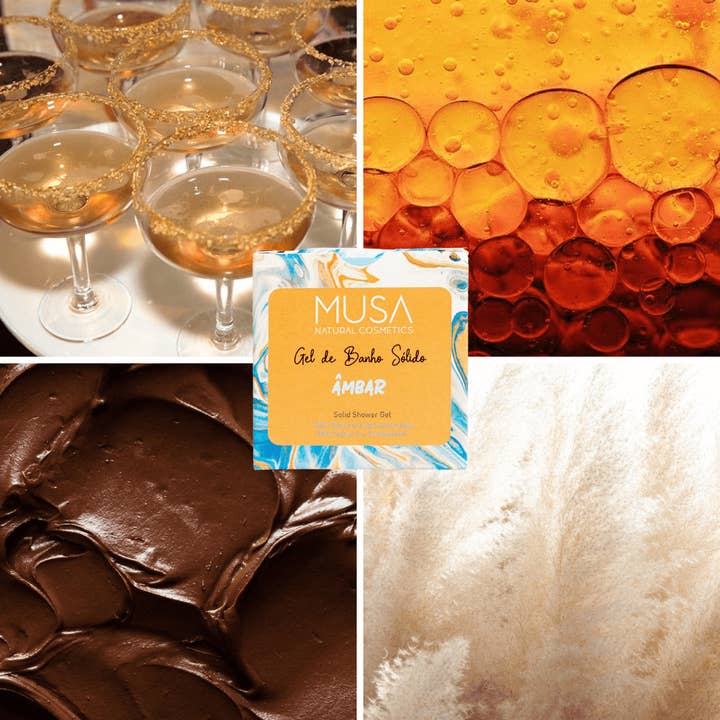 MUSA Natural Cosmetics - Wholesale Body Wash/Shower Gel - Solid Bath Gel - Amber3