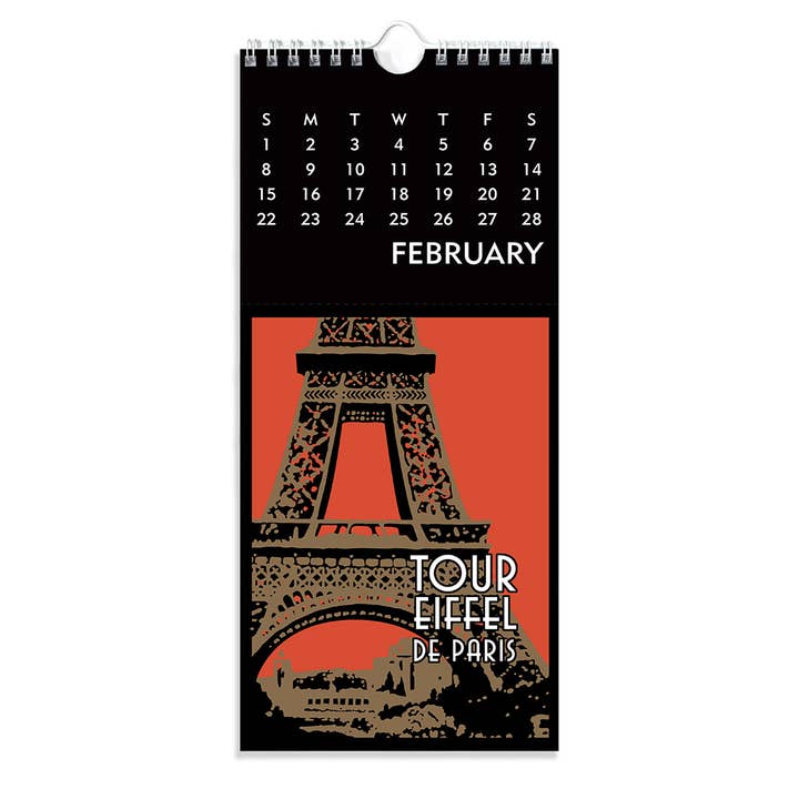Linnea Design - Wholesale Calendar - 2026 Travel Postcard Calendar2