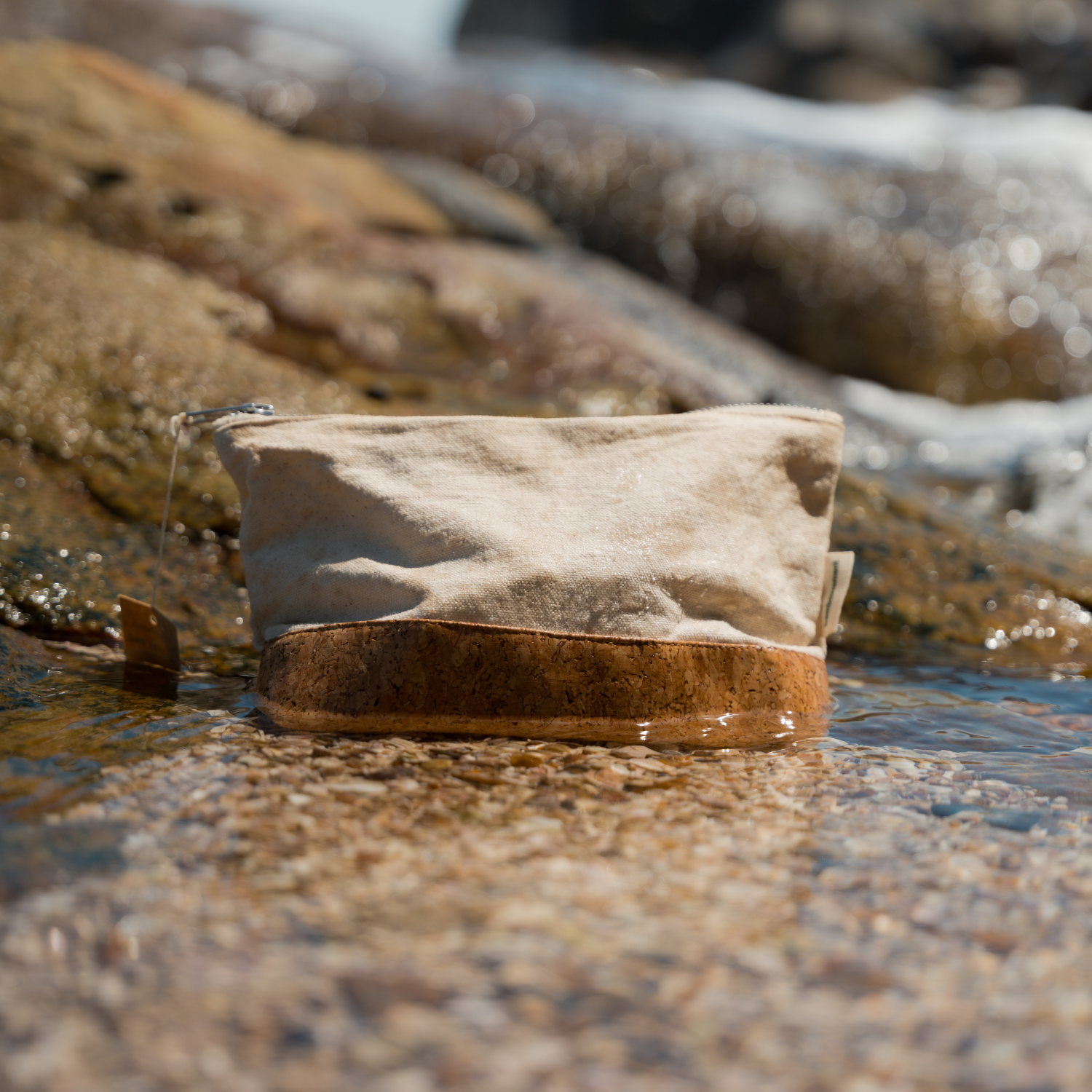 Bamboovement - Wholesale Toiletry Bag - Unisex - Cork Cotton Toiletry Bag | Plastic-Free | Vegan4
