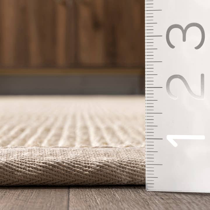 Tan Proper Sisal and Wool Area Rug for wholesale on Faire