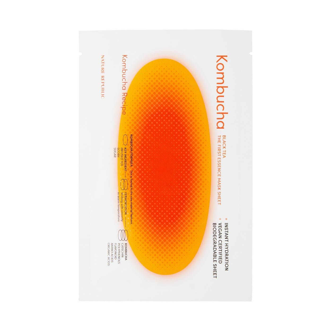 VIAI Beauty - Wholesale Skincare Face Mask - Nature Republic Kombucha Black Tea The First Essence Mask Sheet0