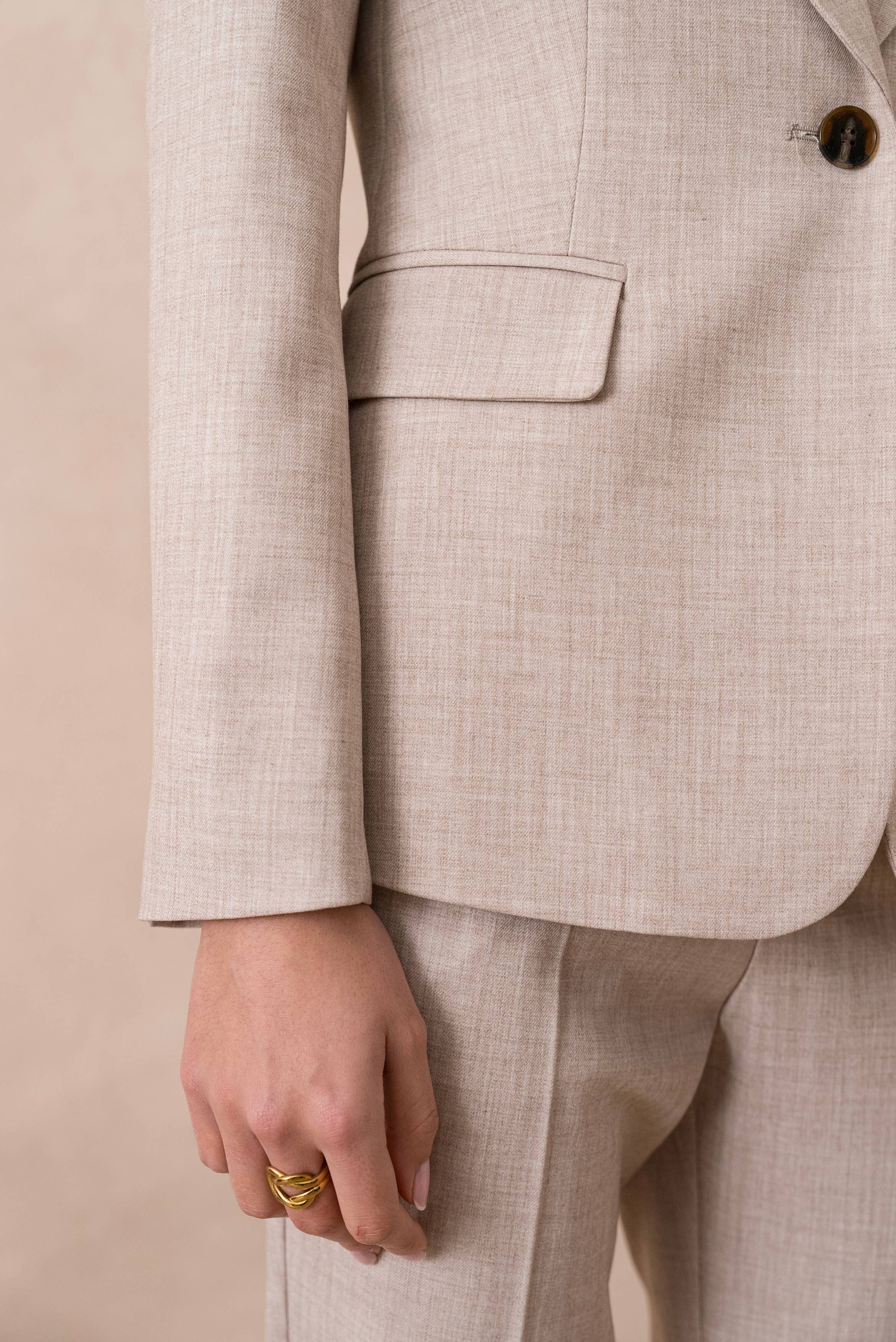 Attentif Paris – wholesale Kostymjacka – Dam – Heather figursydd kavaj för dam15