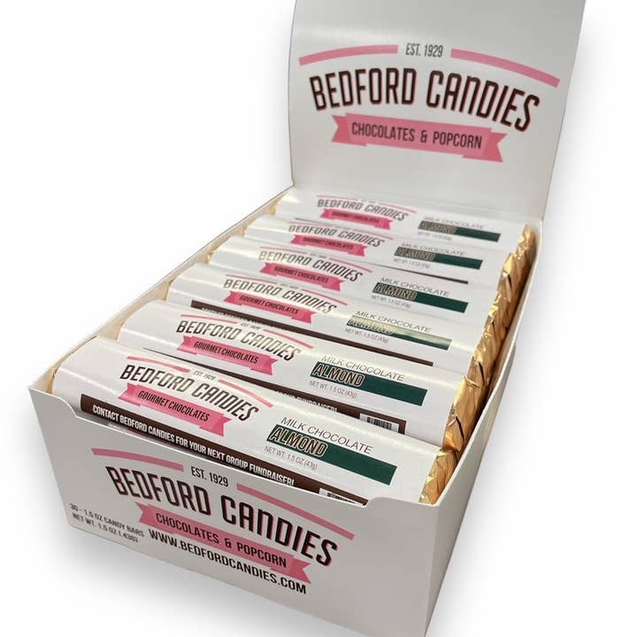 Almond Candy Bars for wholesale by Bedford Candies