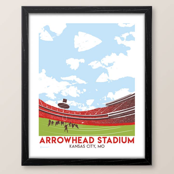 Arrowhead Stadium Kansas City Print for wholesale by Bozz Prints