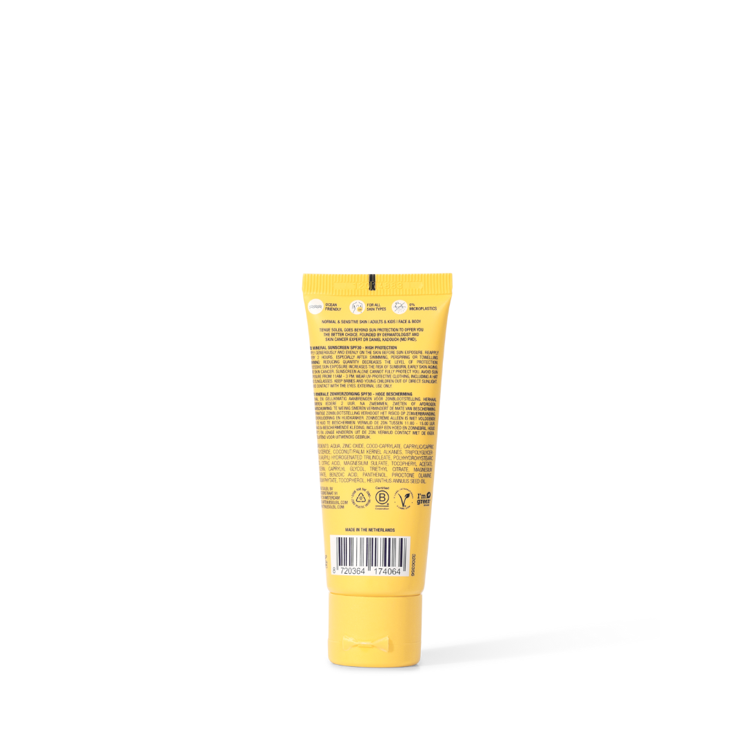 Tenue Soleil - Wholesale Sunscreen - SPF30 Mineral Sunscreen 30ml6