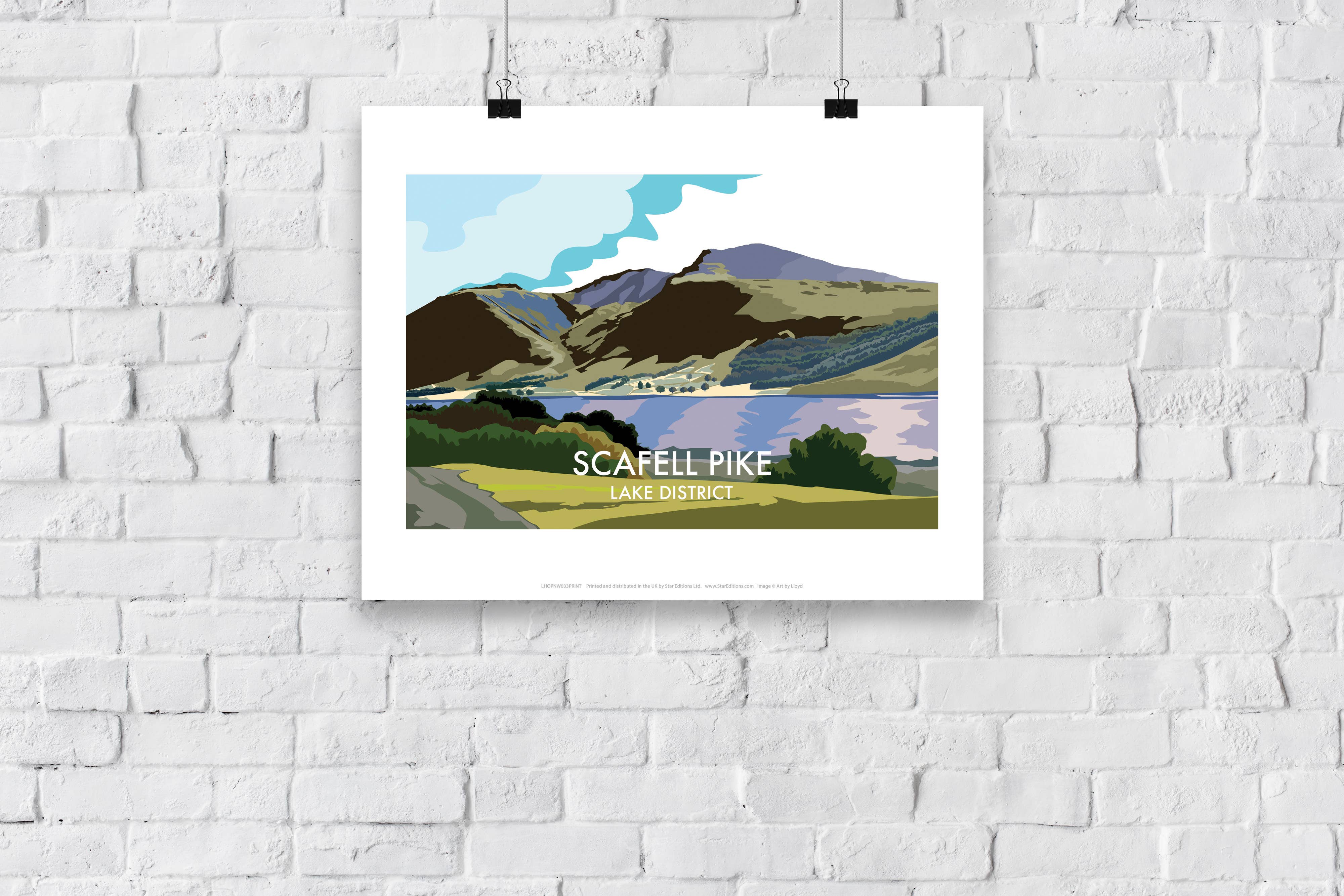 Star Editions - Wholesale Art Print - Scafell Pike - Lake District - 11X14” Premium Art Print2
