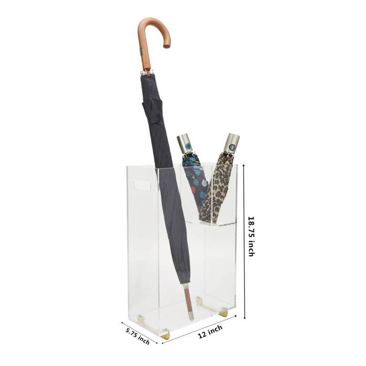Krifts Products - Wholesale Umbrella Stand - Slim Umbrella Stand Hand Crafted Acrylic
