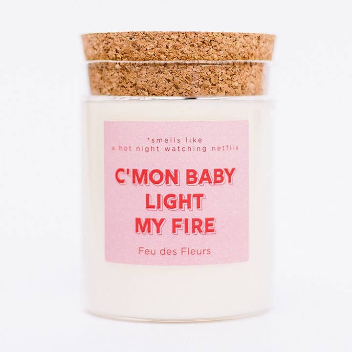 Feu des Fleurs - Wholesale Jar/Filled Candle - C’mon baby light my fire - 50gr0
