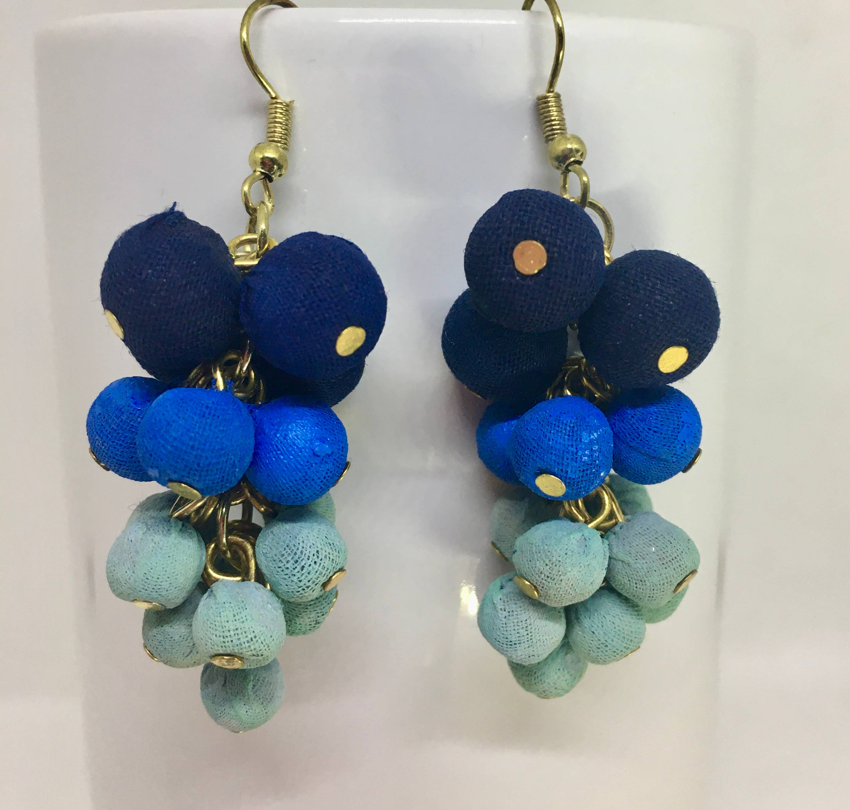 Hopes Unlimited - Wholesale Dangle Earrings - CLOSEOUT Ombre Cluster Earrings0