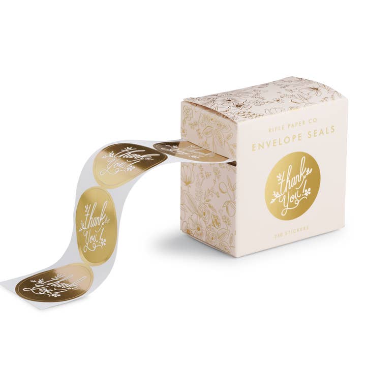 Thank You Envelope Seals for wholesale by Rifle Paper Co.