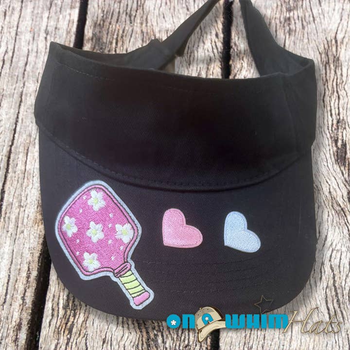 Love Pickleball Visor for wholesale by On a Whim Hats
