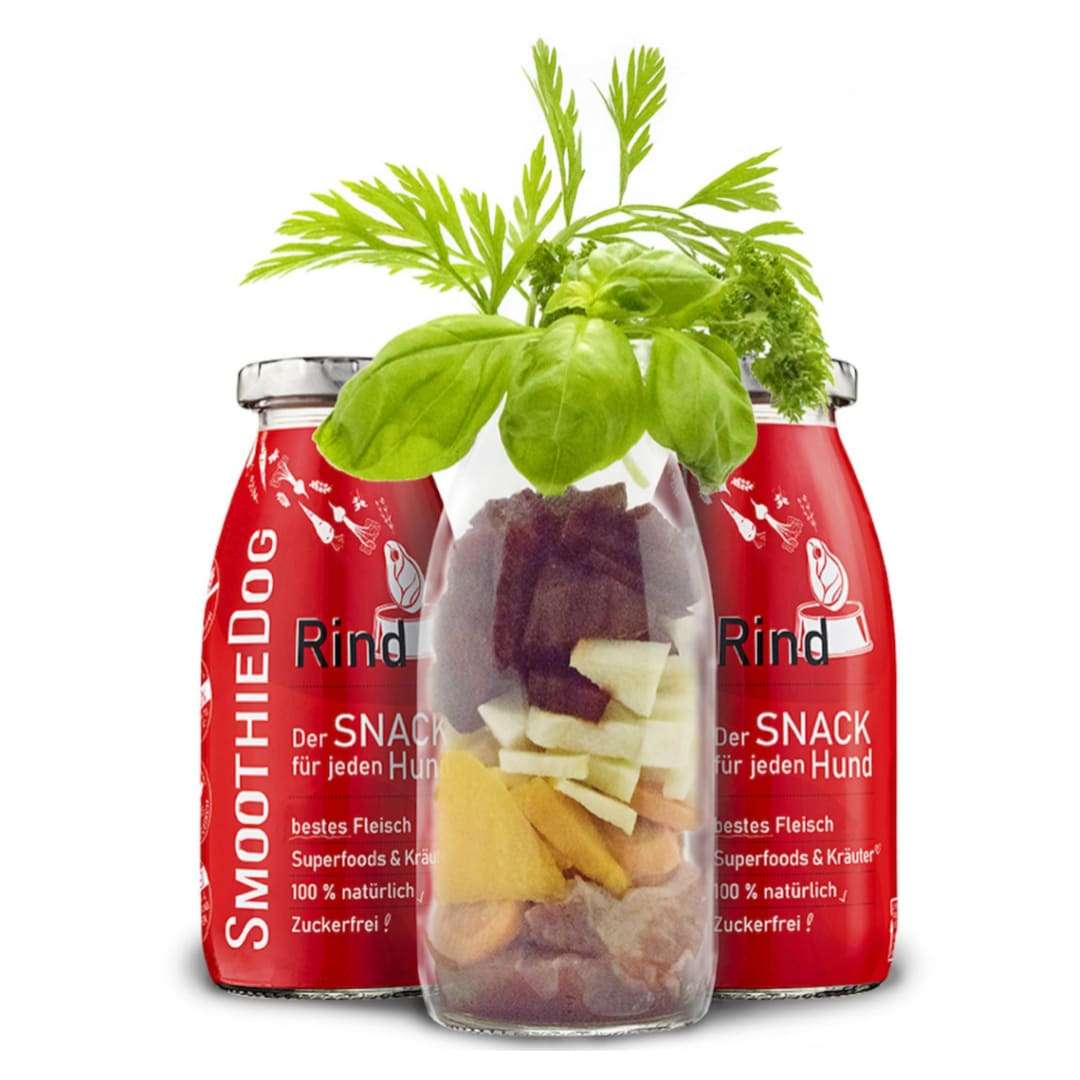SmoothieDog - Vendita all'ingrosso Cibo - Cani - SmoothieDog Natural Snack per Cani al Manzo Senza Zucchero3