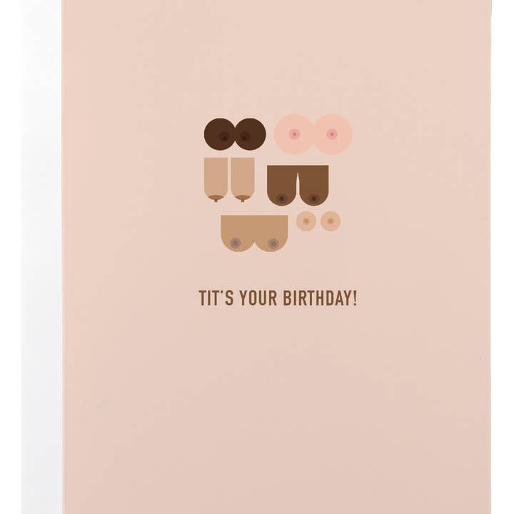 Tits Your Birthday for wholesale by Classy Cards Creative