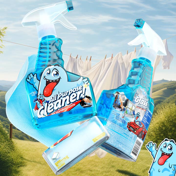 Gunk Getter All Purpose Cleaner /Fresh Scent w/ Cloth for wholesale by Peer Basics