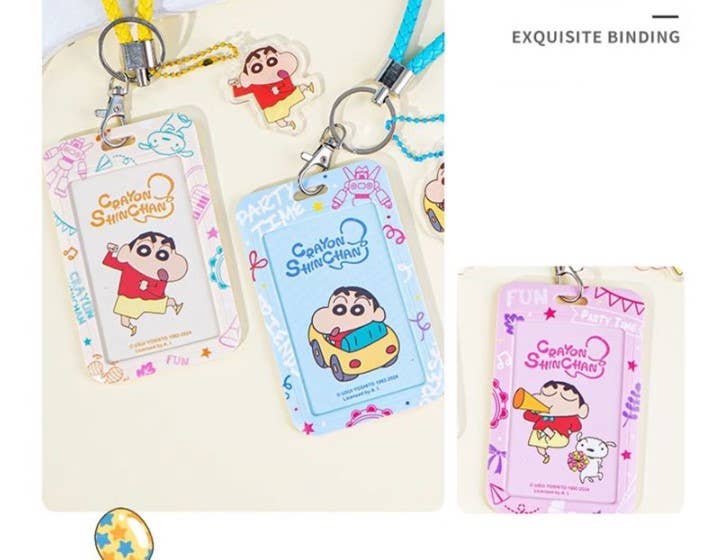 K-Wonderland - Wholesale Photo Album - Crayon Shin Chan Photo Card Holder Album key Ring Bag Charm8