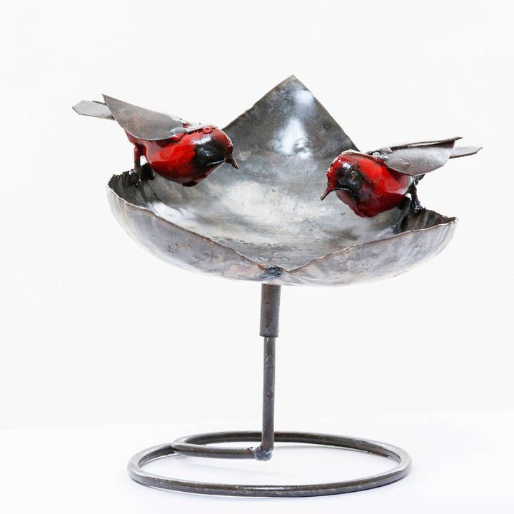 Zimba-Arts - Wholesale Decorative Plate/Dish/Bowl - Zimba-Arts METAL TABLE HEART BOWL