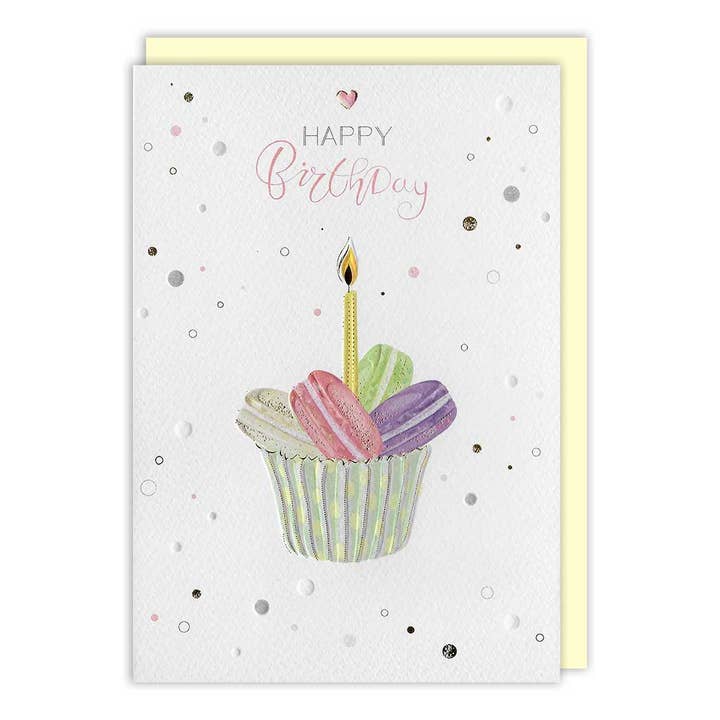 Notes & Queries, Inc. - Wholesale Birthday Card - Macaroons Birthday Greeting Card