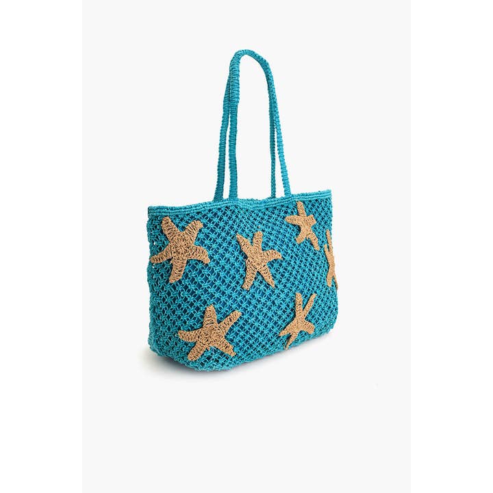 America & Beyond – wholesale Tote bag – Women's – Starry Shores Beaded Macrame Tote2