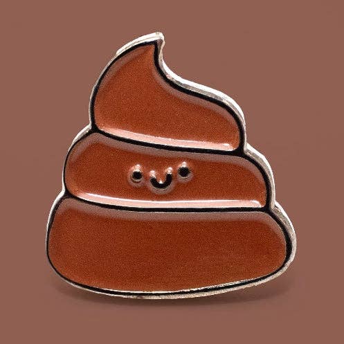 Pin de Esmalte Suave de Caca Pequeña - pin de relleno de tablero mini para venta al por mayor de Leon Römer Illustraties