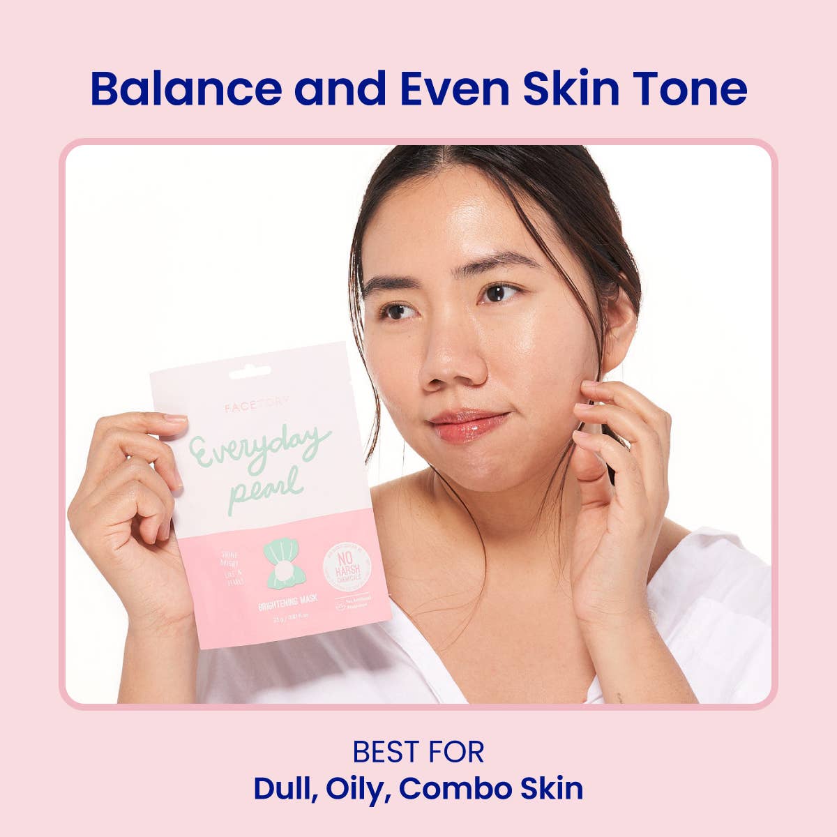 FaceTory - Wholesale Skincare Face Mask - Face Mask - Korean Beauty - Brightening - Everyday - Pearl2