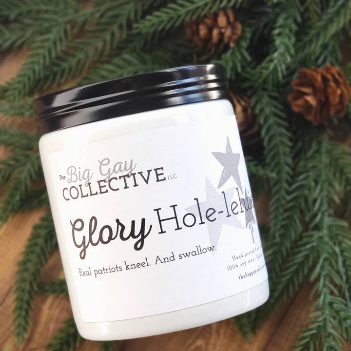 The Big Gay Collective LLC - Wholesale Jar/Filled Candle - Glory Hole-leluia1