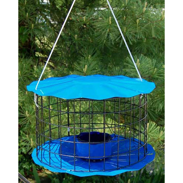 Caged Bluebird Feeder, Blue for wholesale by BestNest Inc