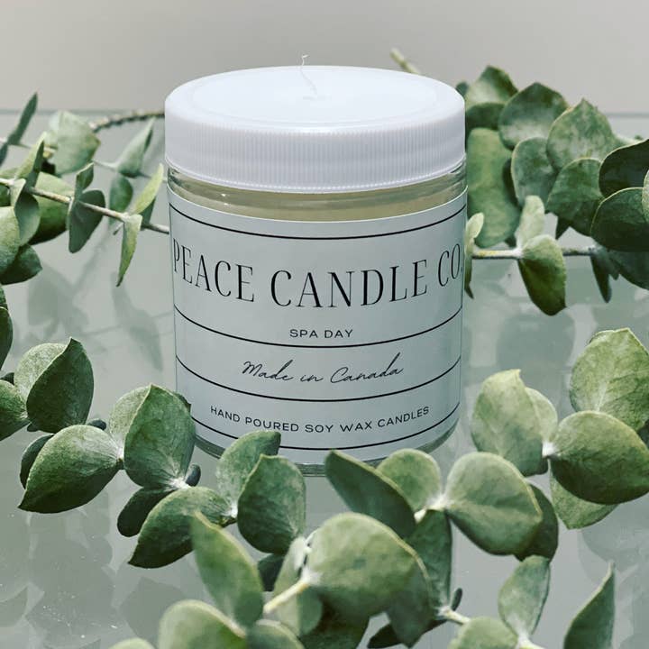 Spa Day kaars voor wholesale door Peace Candle Co.