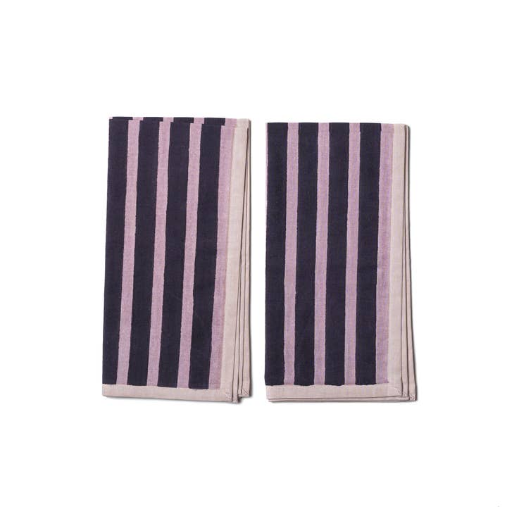 YOD&CO - Wholesale Dinner & Cloth Napkin - Block Stripes Napkins