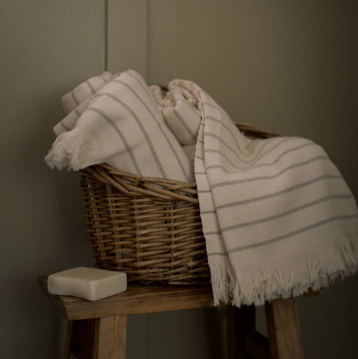 peony + olive - Wholesale Bath Towel - Josephine Turkish Towel0