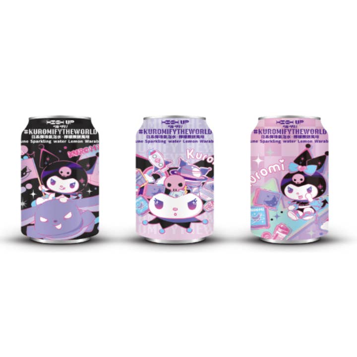 High Up Kuromify The World Sparkling Water – Lemon 330ml - 24ct for wholesale by I Got Your Candy
