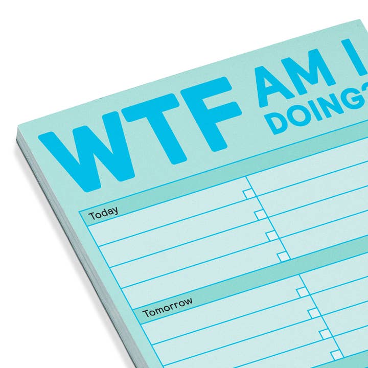 Knock Knock - Wholesale Notepad - WTF Am I Doing? Pad (Pastel Version)3