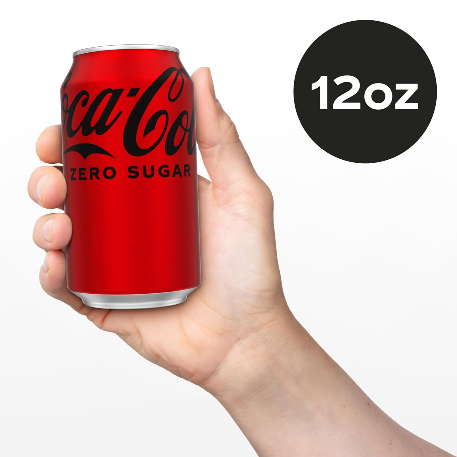 EcoQuality - Wholesale Soda/Carbonated Drink - 12oz Coke Zero Sugar Cans Pack of 24 Refreshing Zero Calorie Soda4