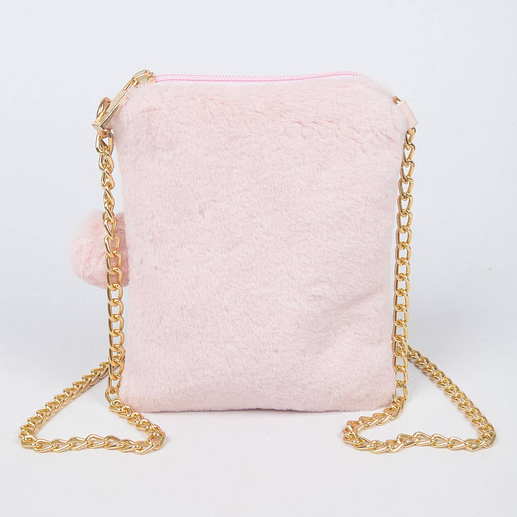 3AM BY H&D ACCESSORIES - Wholesale Clutch Bag - Women's - Faux Solid Fur Mini Clutch8